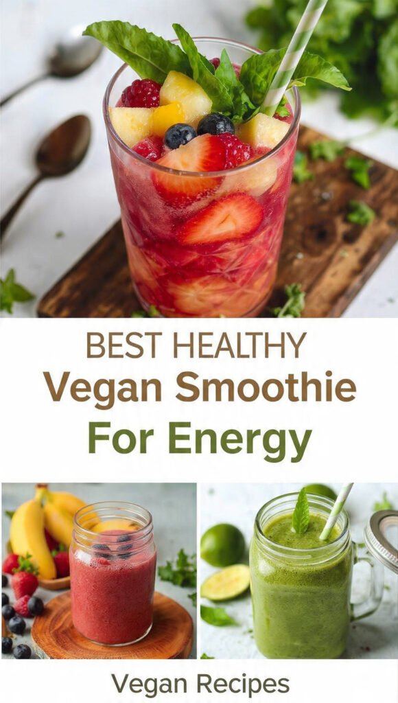Best Healthy Vegan Smoothie Recipes for Energy