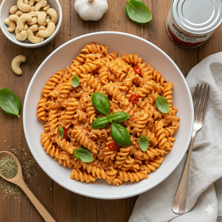 Creamy Vegan Tomato Pasta