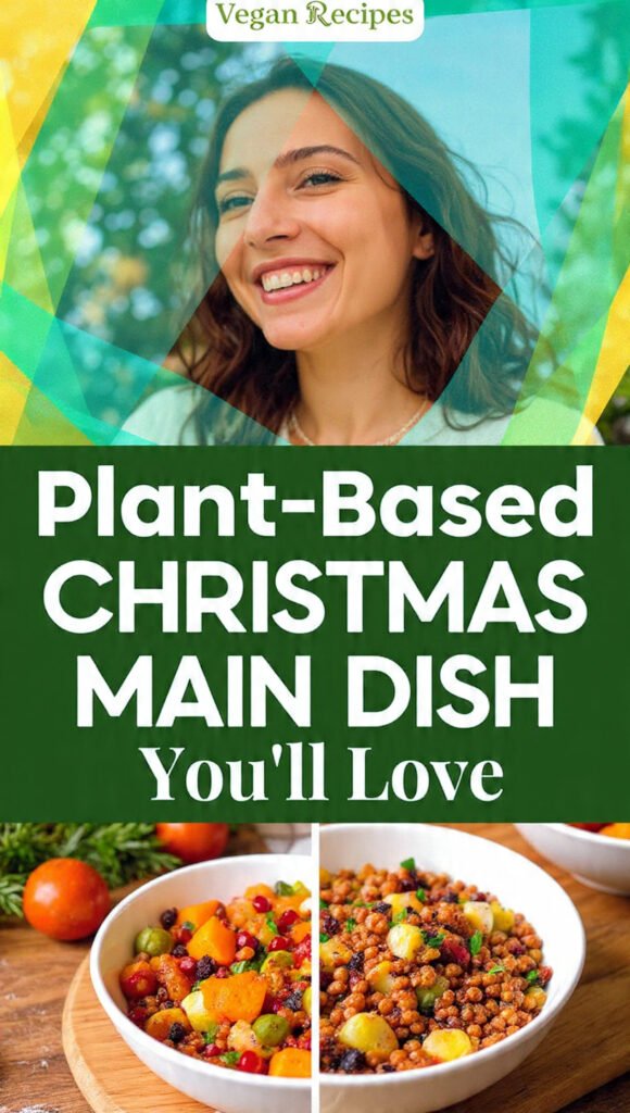 The perfect healthy vegan lunch recipe to add festive color to your Christmas day menu! 