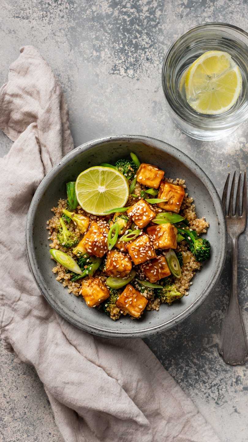 “Crispy Pan-Fried Tofu – 20-Minute Vegan Dinner”