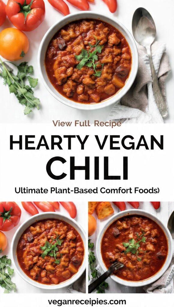 Hearty Vegan Chili Ultimate Plant-Based Comfort Food for Home Cooks