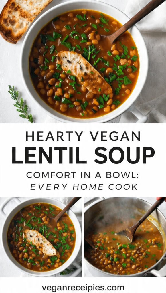 Hearty Vegan Lentil Soup: Comfort in a Bowl for Every Home Cook
