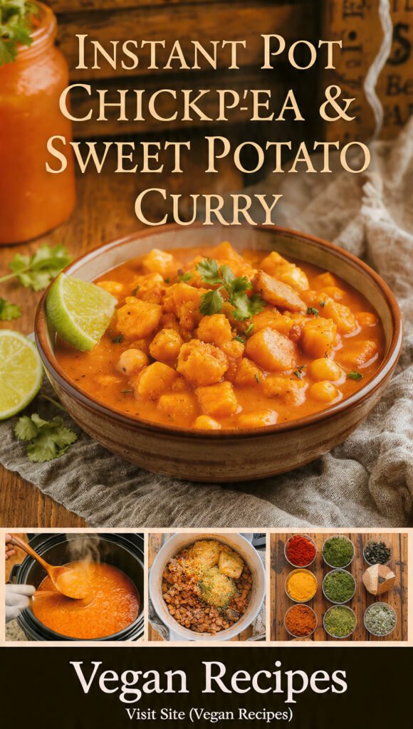 “Easy Vegan Instant Pot Curry for Dinner”