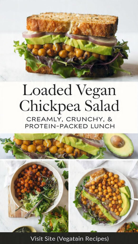 “Easy Vegan Chickpea Salad Sandwich Recipe”