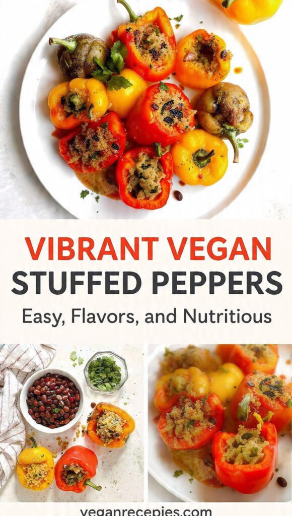 Vibrant Vegan Stuffed Peppers: Easy, Flavorful, and Nutritious