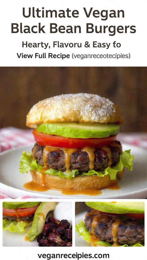 Easy Vegan Black Bean Burgers