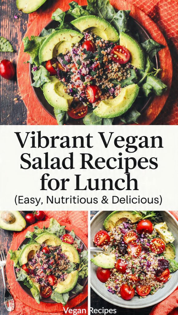 Vibrant Vegan Salad Recipes for Lunch (Easy, Nutritious & Delicious)