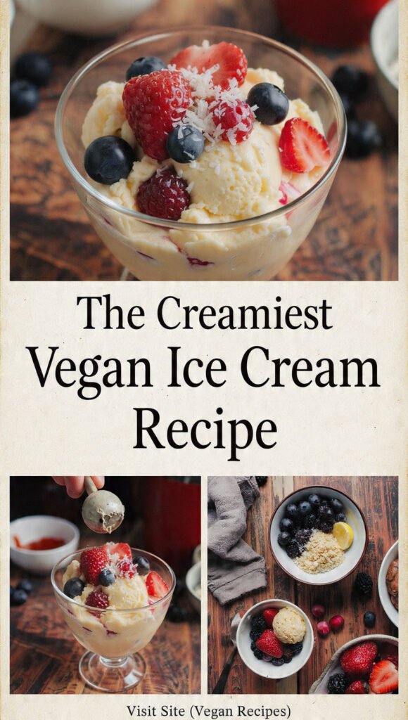 Creamiest Vegan Ice Cream Ever—No Dairy Needed!”