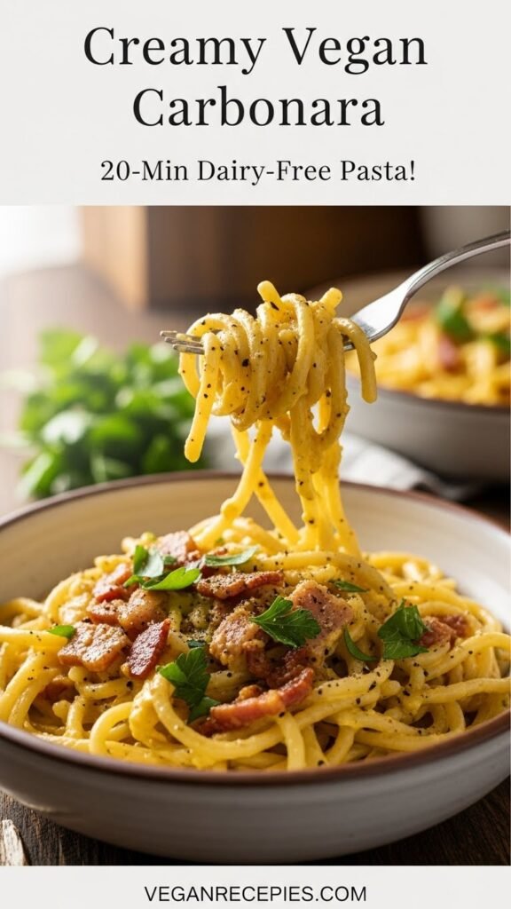 Creamy Vegan Carbonara 