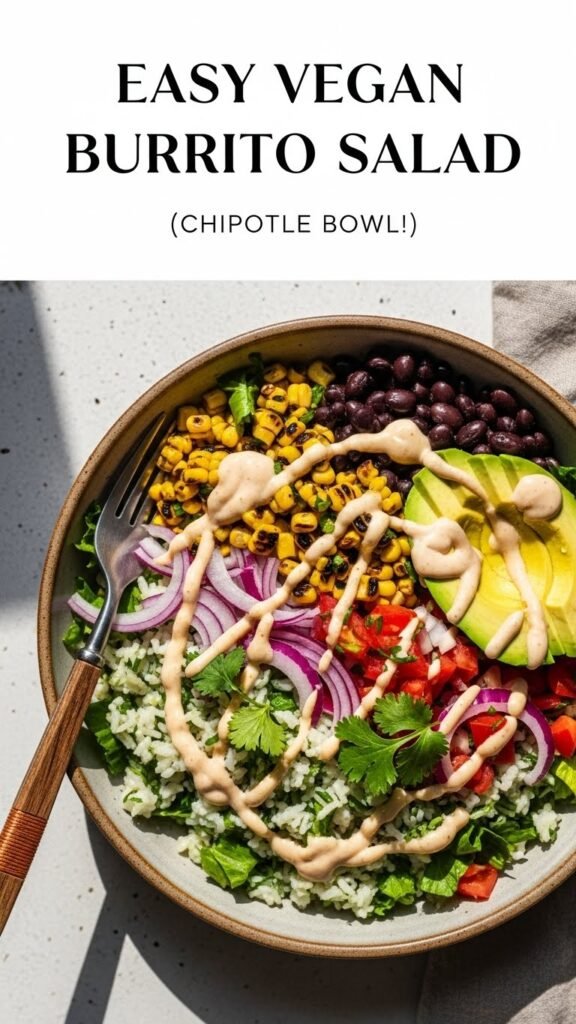 Easy Vegan Burrito Salad