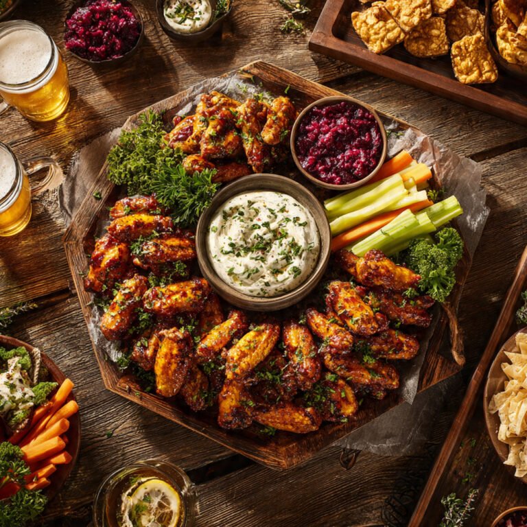 Vegan Buffalo Cauliflower Wings