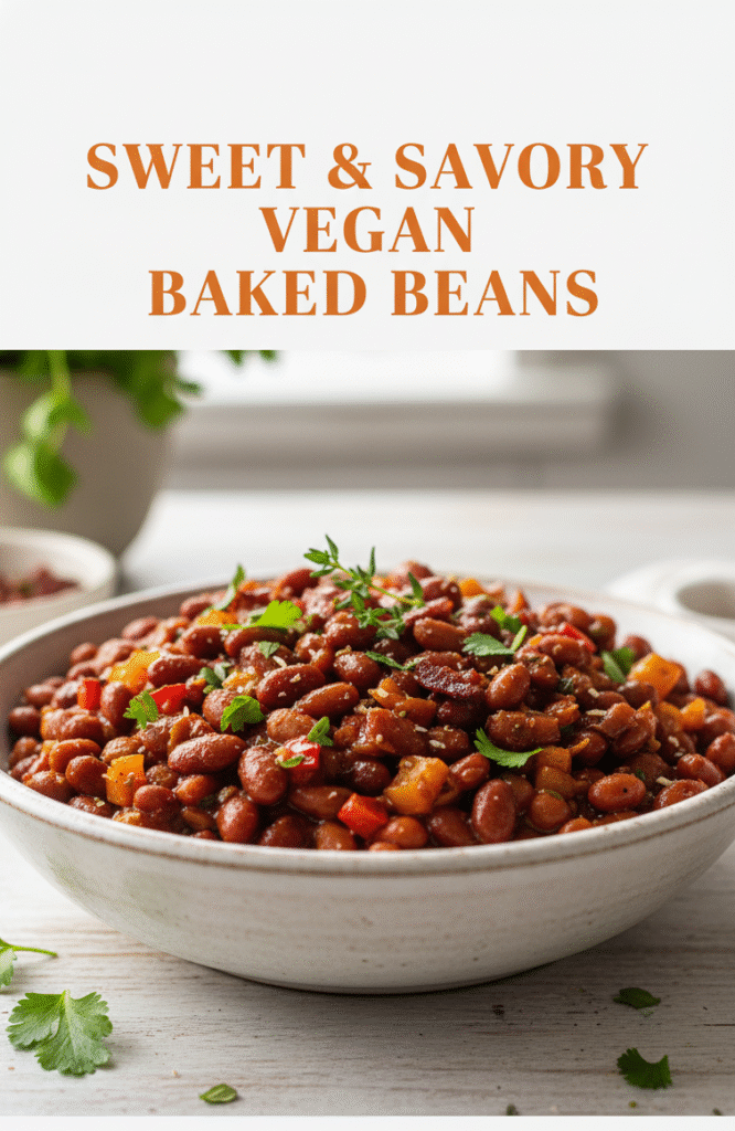 Smoky Sweet Vegan Baked Beans Recipe