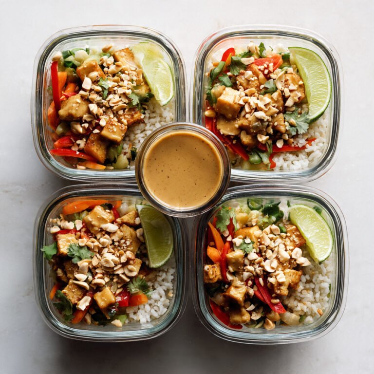 Vegan Thai Peanut Bowl: Easy, Flavor-Packed 30-Minute Dinner!