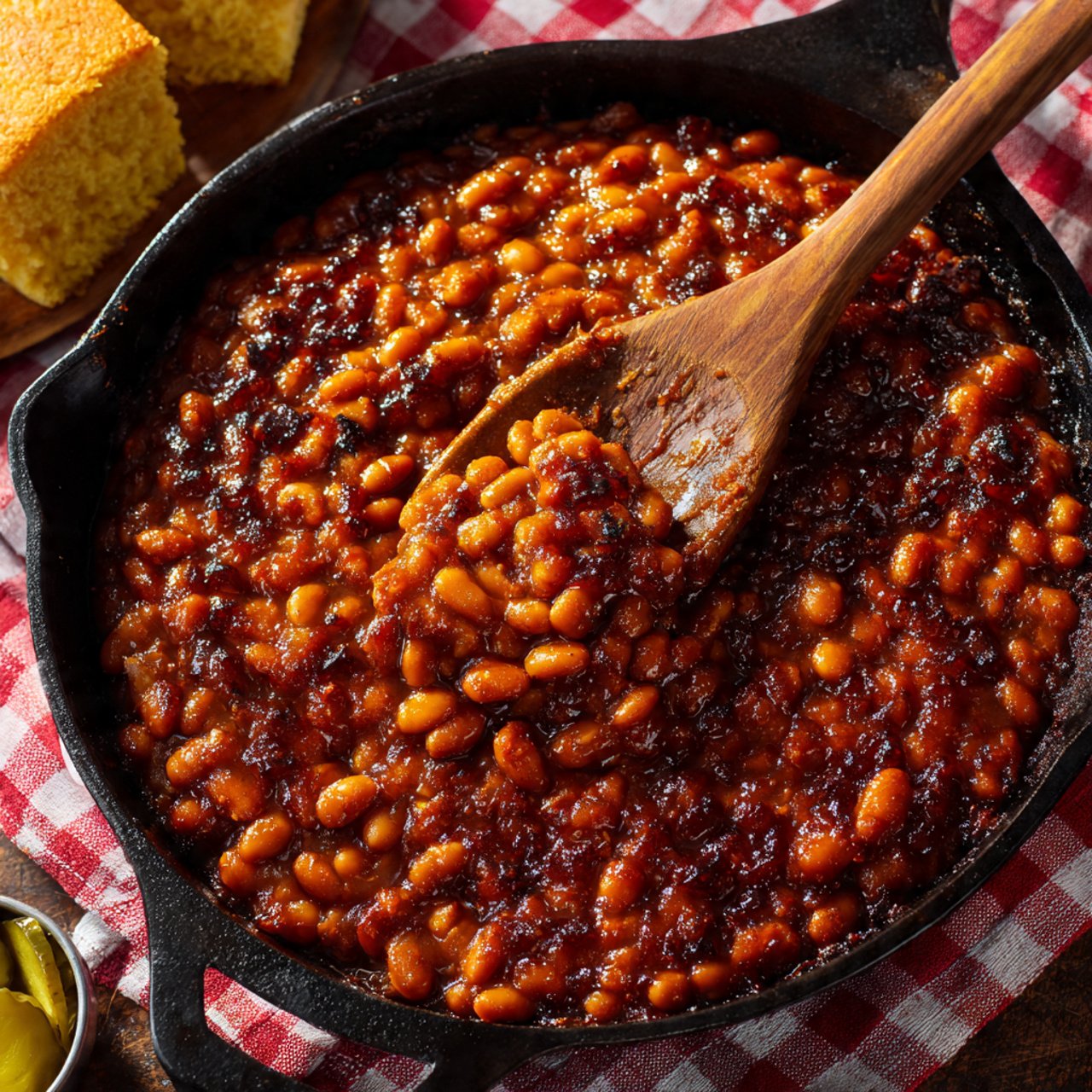 Smoky Sweet Vegan Baked Beans Recipe
