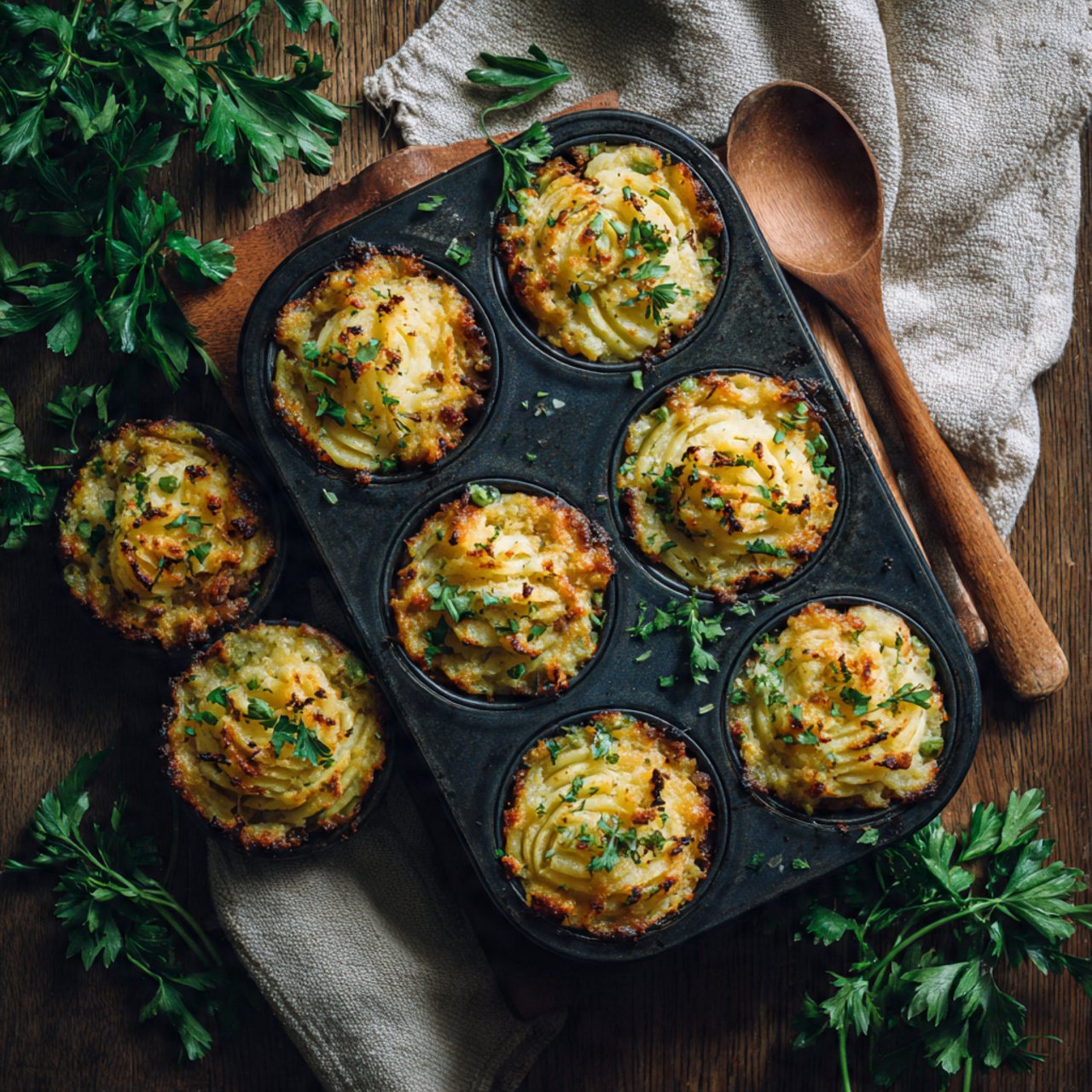 Portable Vegan Shepherd's Pie Bites