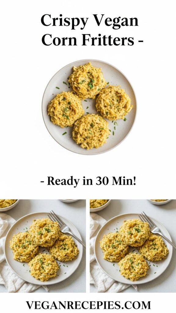 Crispy Vegan Corn Fritters