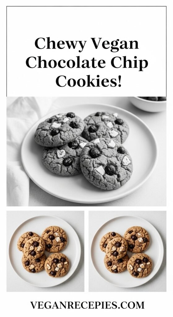 Chewy Vegan Chocolate Chip Cookies!
