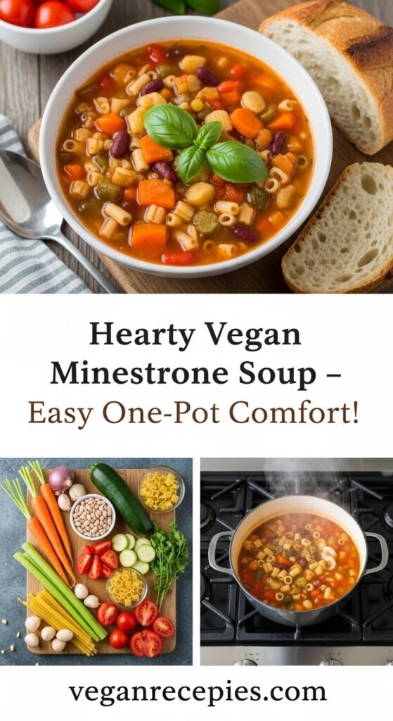 Hearty Vegan Minestrone Soup