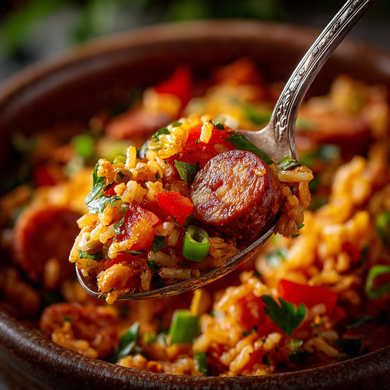Spicy Vegan Jambalaya with Rice & Beans