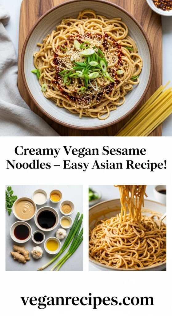 Creamy Vegan Sesame Noodles
